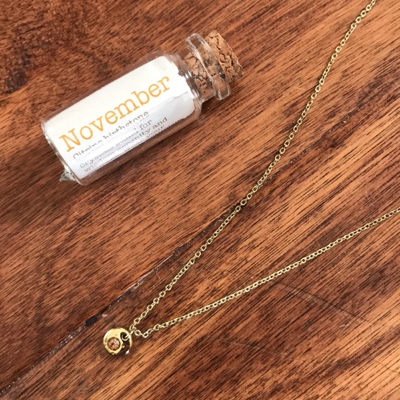 November birthstone necklace - Picture 1 of 6